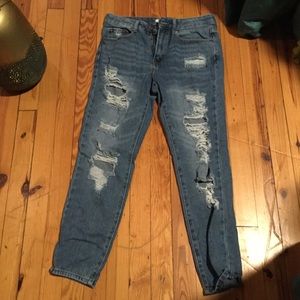 Forever 21 distressed jeans